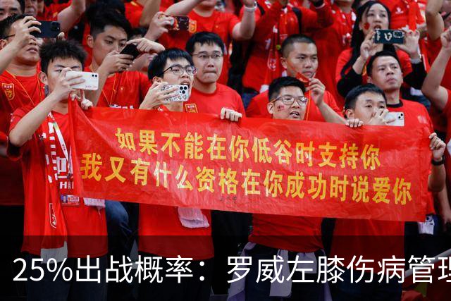 25%出战概率：罗威左膝伤病管理，开拓者主场对灰熊恐缺他